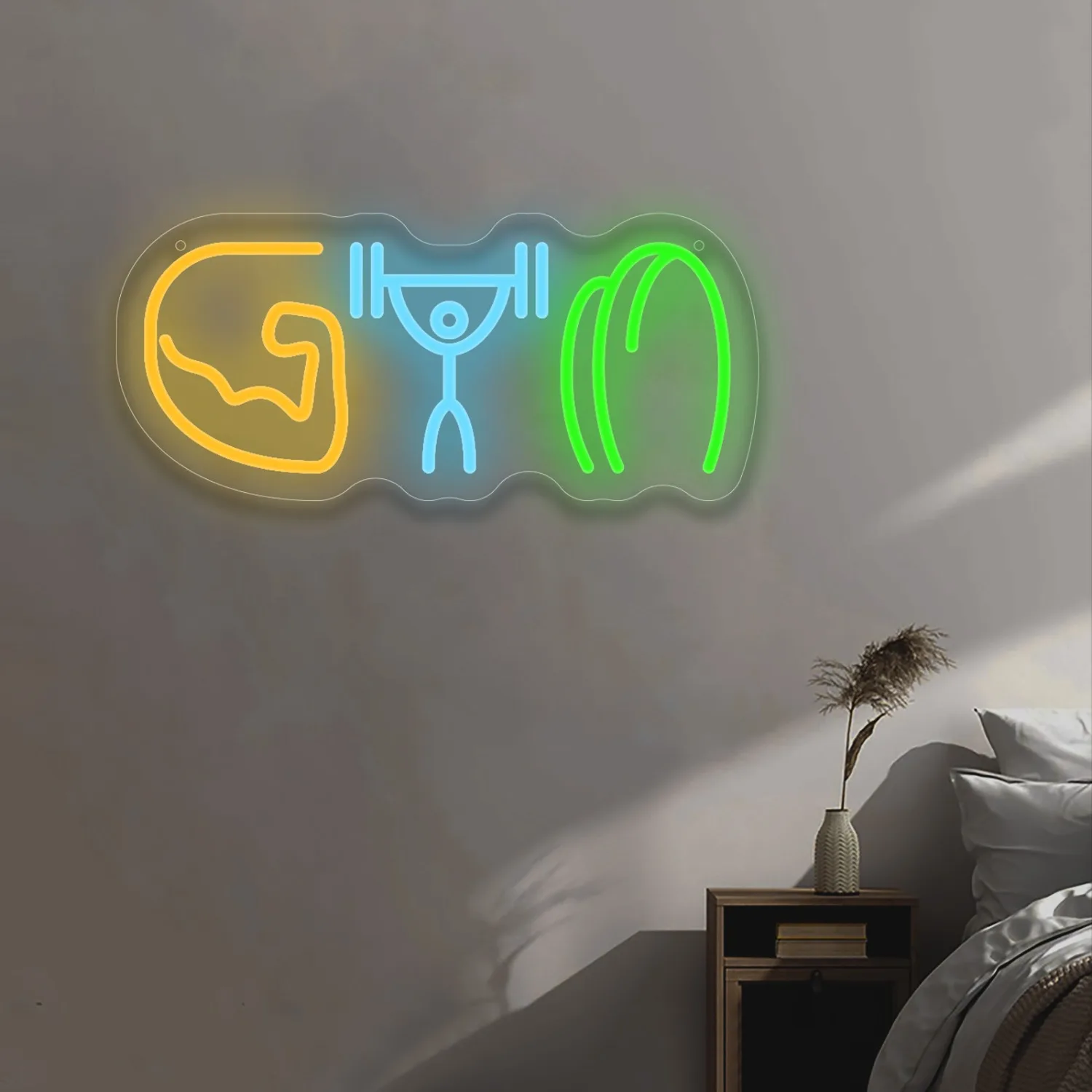 Spor Salonu Neon Tabelası, Ağı - Home Gym Neon Sign incelemesi ve fiyatı