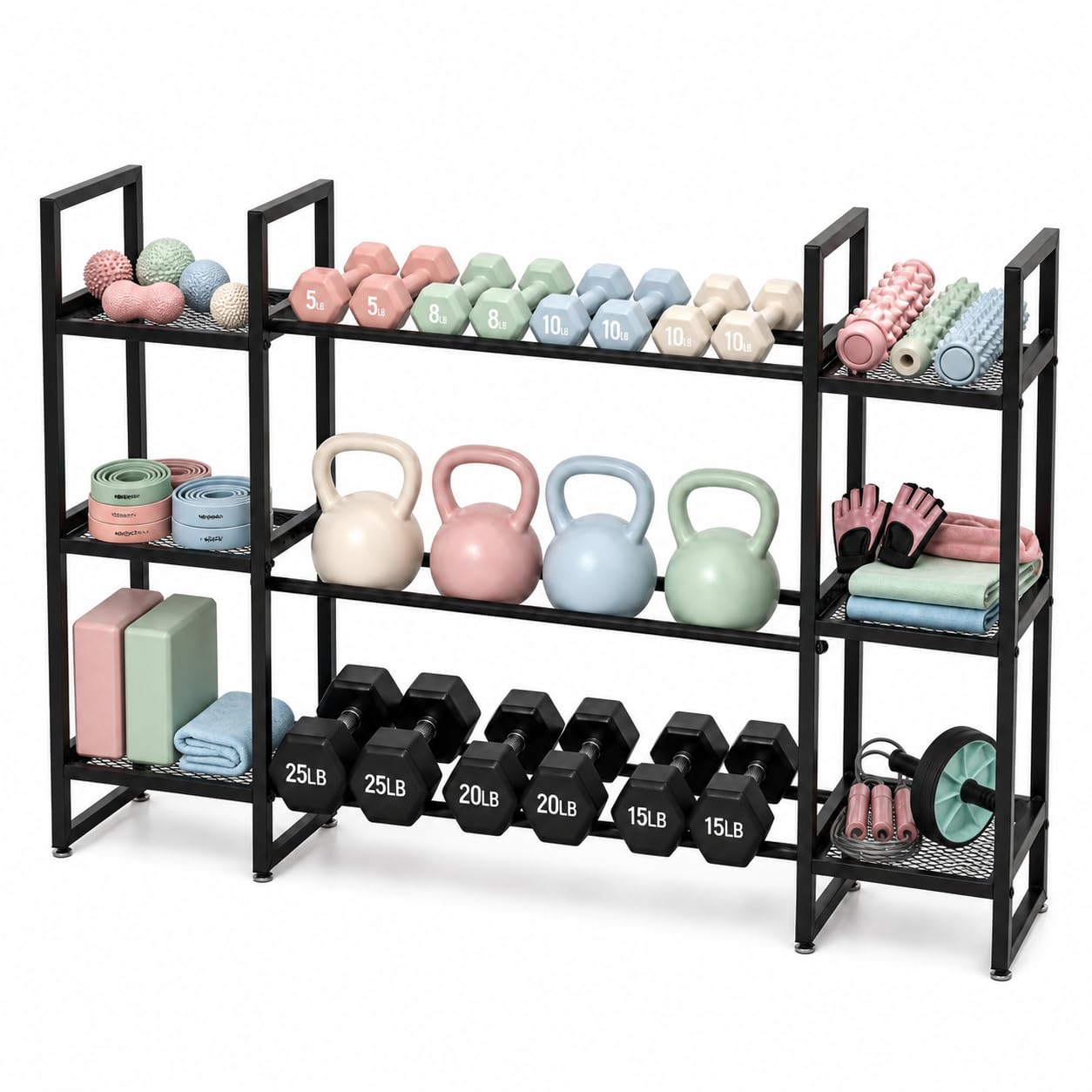 3 Katmanlı Dambıl Rafı, Katman - All In One Gym Home Equipment incelemesi ve fiyatı
