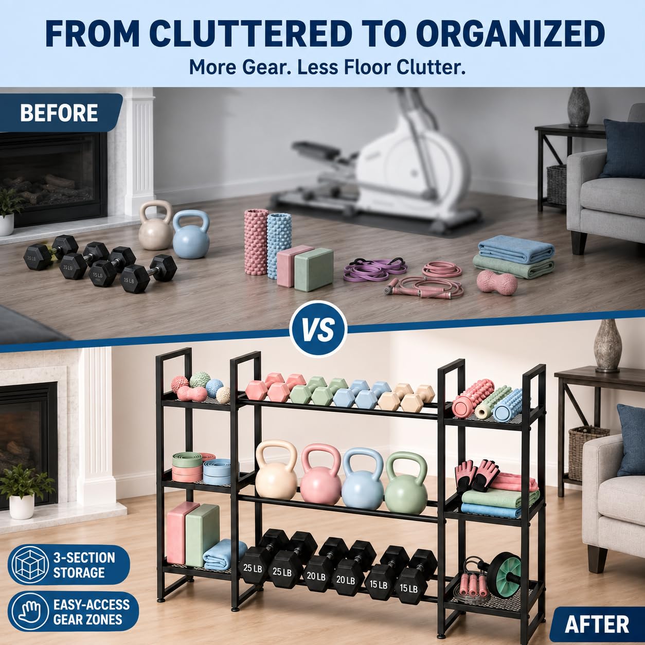 3 Katmanlı Dambıl Rafı, Katman - All In One Gym Home Equipment incelemesi ve fiyatı