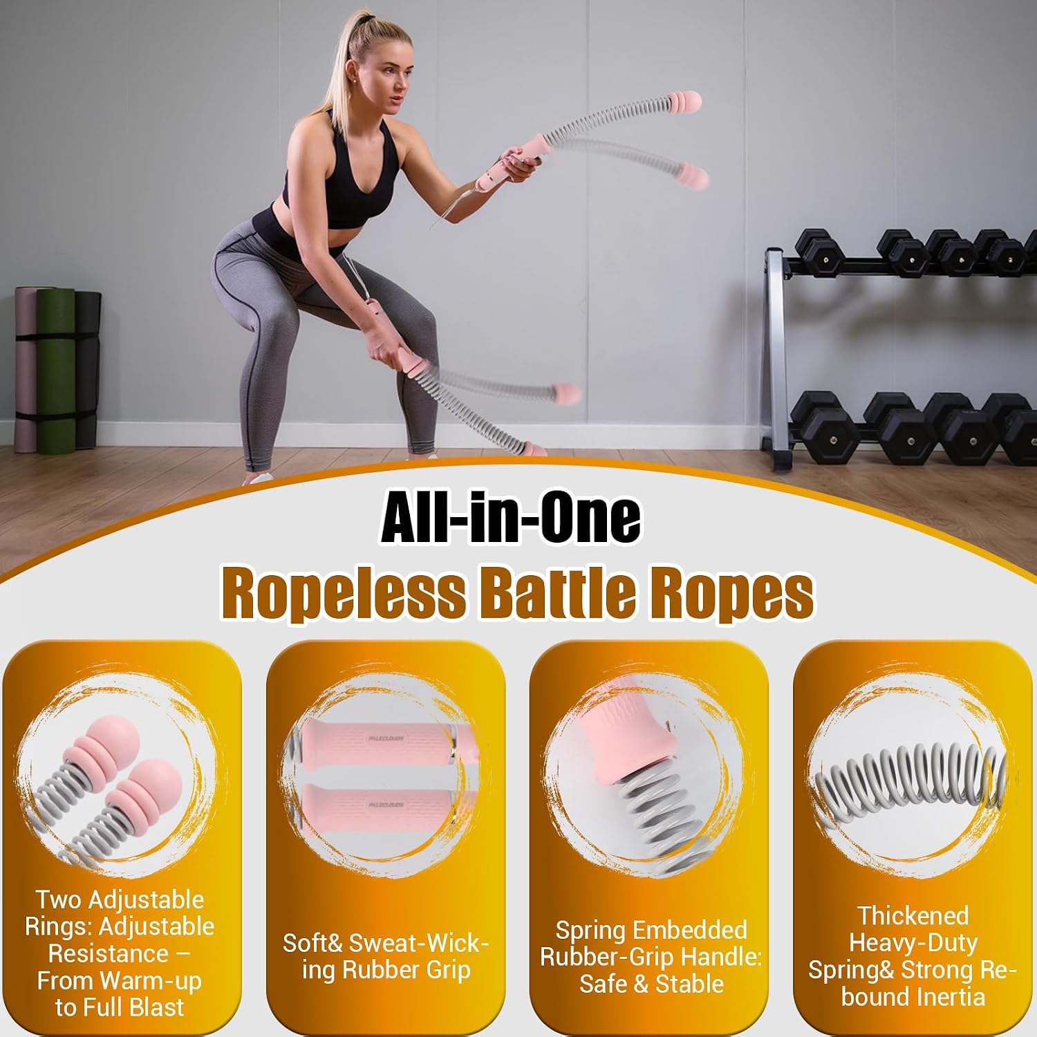 Taşınabilir İpsiz Battle Rope' - Home Gym Portable incelemesi ve fiyatı