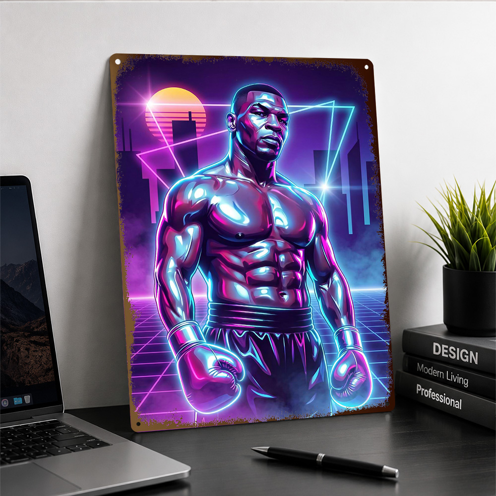 Mike Tyson Boks Temalı, Dokulu - Home Gym Neon Sign incelemesi ve fiyatı