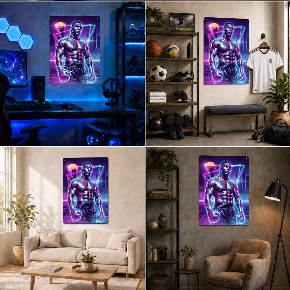 Mike Tyson Boks Temalı, Dokulu - Home Gym Neon Sign incelemesi ve fiyatı
