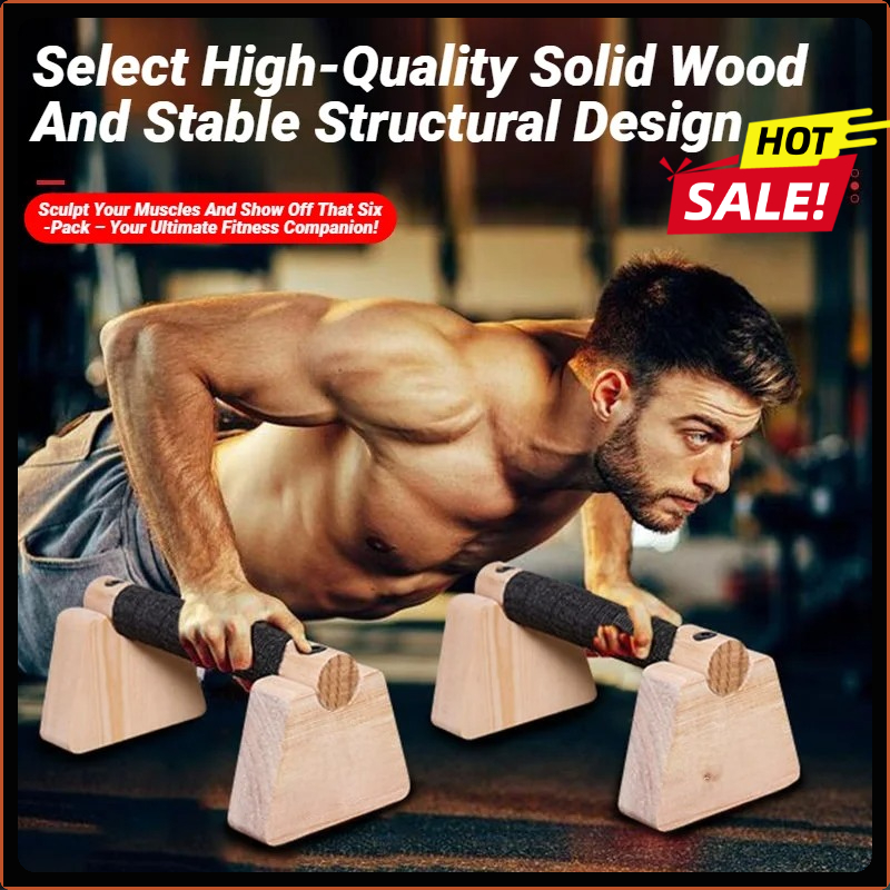 Ahşap Şınav Barı, 1 Çift, Şına - Home Gym Routine incelemesi ve fiyatı